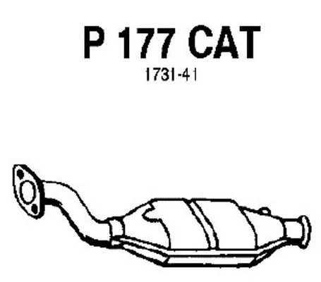 FENNO katalizatoriaus keitiklis P177CAT