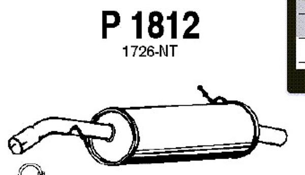 FENNO galinis duslintuvas P1812
