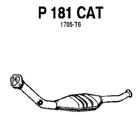 FENNO katalizatoriaus keitiklis P181CAT