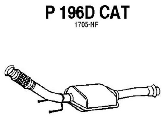 FENNO katalizatoriaus keitiklis P196DCAT