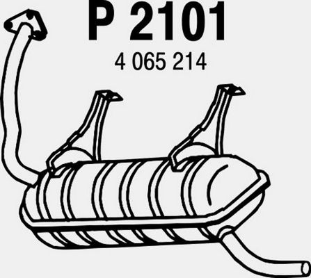 FENNO galinis duslintuvas P2101