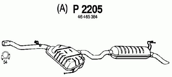 FENNO galinis duslintuvas P2205