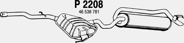 FENNO galinis duslintuvas P2208