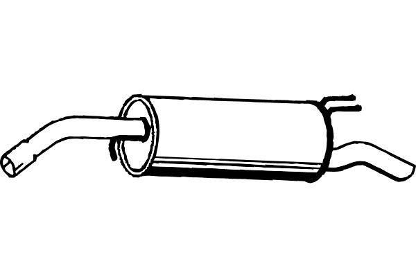 FENNO Глушитель выхлопных газов конечный P2239