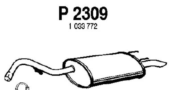 FENNO galinis duslintuvas P2309