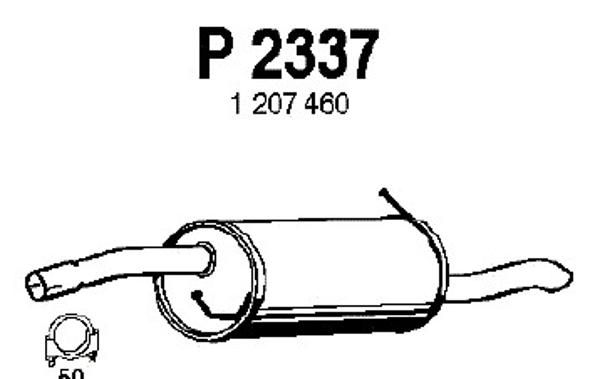 FENNO galinis duslintuvas P2337