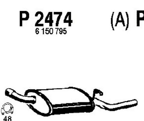 FENNO galinis duslintuvas P2474