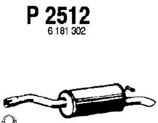 FENNO galinis duslintuvas P2512