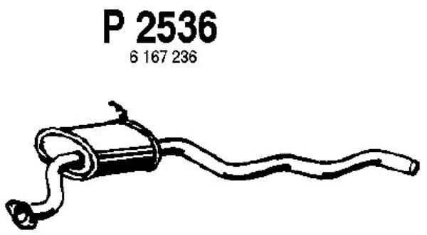 FENNO vidurinis duslintuvas P2536