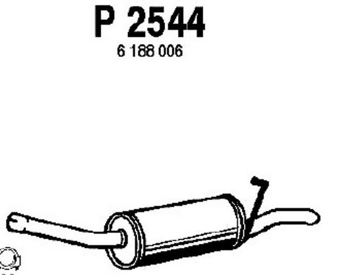 FENNO galinis duslintuvas P2544
