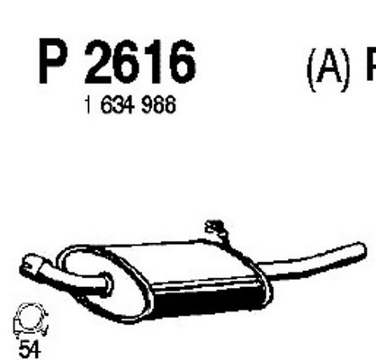 FENNO galinis duslintuvas P2616