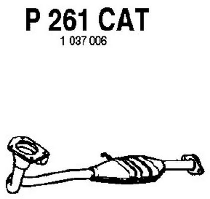 FENNO katalizatoriaus keitiklis P261CAT