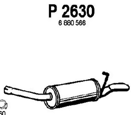 FENNO galinis duslintuvas P2630