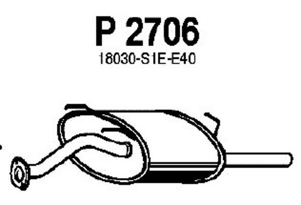 FENNO galinis duslintuvas P2706
