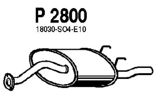 FENNO galinis duslintuvas P2800