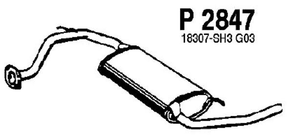 FENNO galinis duslintuvas P2847