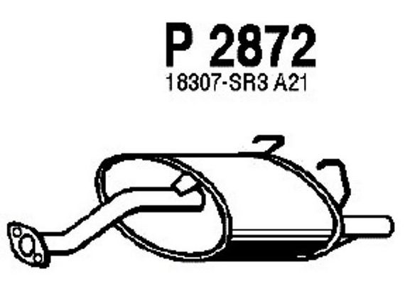 FENNO vidurinis duslintuvas P2872