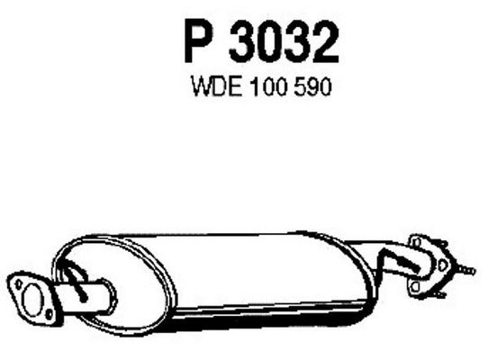 FENNO vidurinis duslintuvas P3032