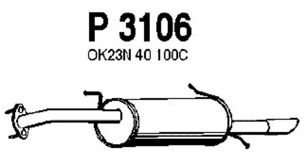 FENNO galinis duslintuvas P3106