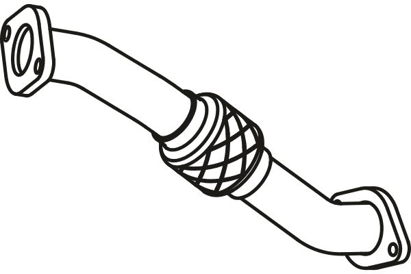 FENNO Труба выхлопного газа P3168