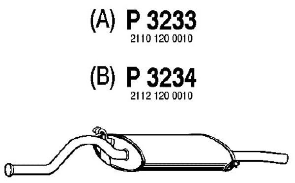 FENNO galinis duslintuvas P3233