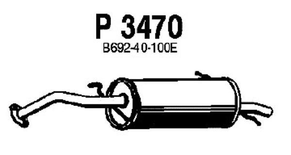 FENNO galinis duslintuvas P3470