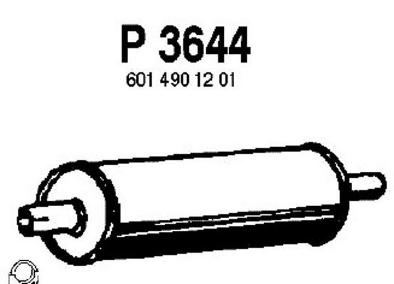 FENNO vidurinis duslintuvas P3644