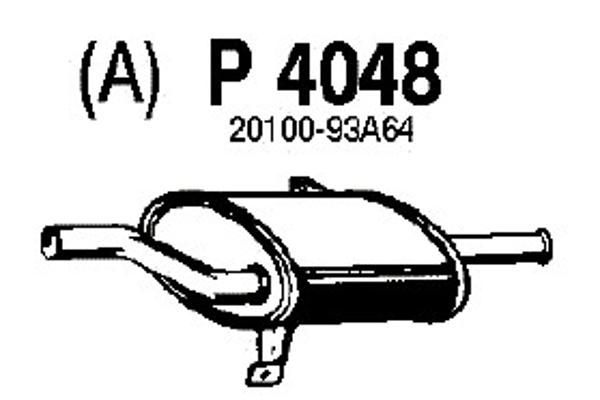 FENNO galinis duslintuvas P4048