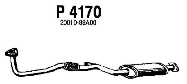 FENNO priekinis duslintuvas P4170
