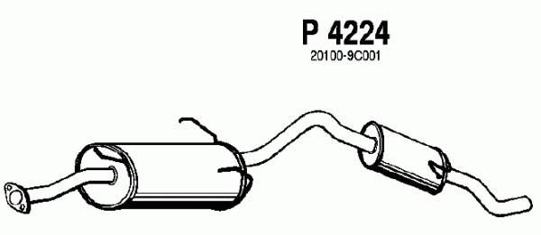 FENNO galinis duslintuvas P4224