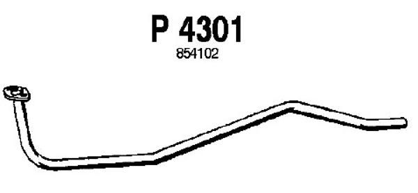 FENNO Труба выхлопного газа P4301