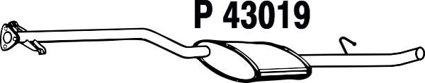 FENNO vidurinis duslintuvas P43019