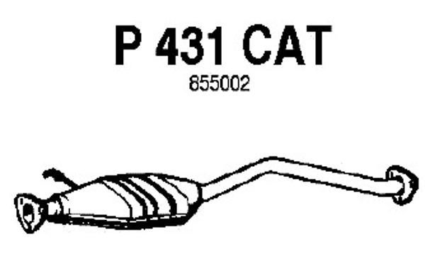 FENNO katalizatoriaus keitiklis P431CAT