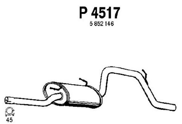 FENNO galinis duslintuvas P4517