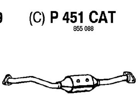 FENNO katalizatoriaus keitiklis P451CAT