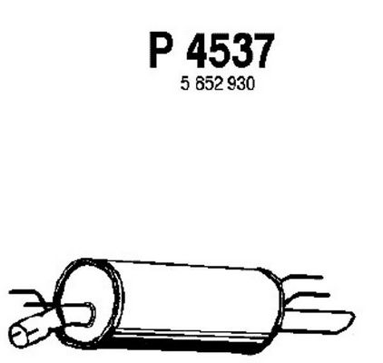 FENNO galinis duslintuvas P4537