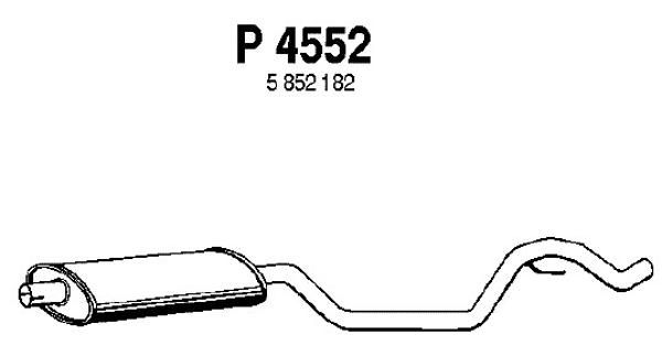 FENNO vidurinis duslintuvas P4552