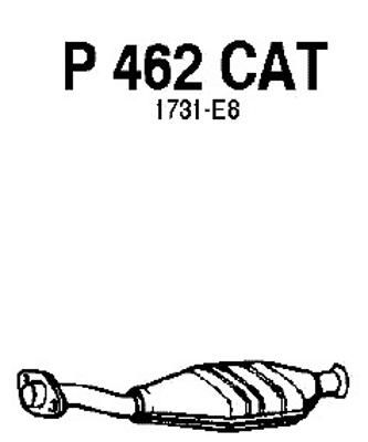 FENNO katalizatoriaus keitiklis P462CAT