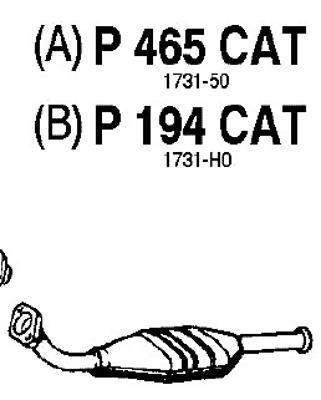 FENNO katalizatoriaus keitiklis P465CAT