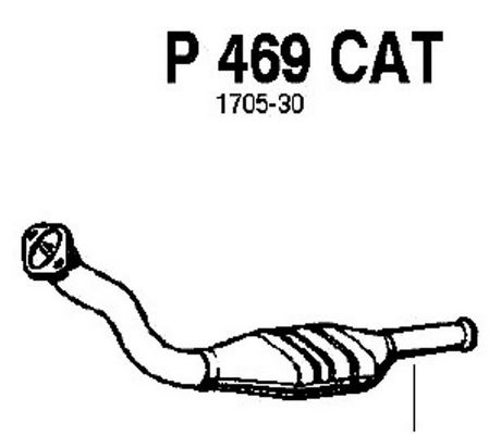 FENNO katalizatoriaus keitiklis P469CAT