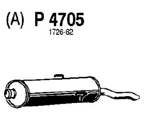 FENNO galinis duslintuvas P4705