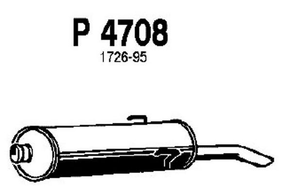 FENNO galinis duslintuvas P4708