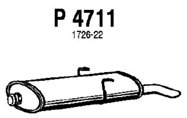 FENNO galinis duslintuvas P4711