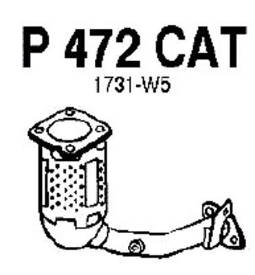 FENNO katalizatoriaus keitiklis P472CAT