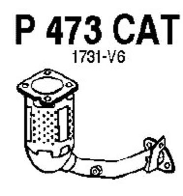 FENNO katalizatoriaus keitiklis P473CAT