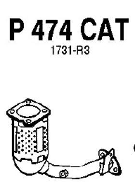 FENNO katalizatoriaus keitiklis P474CAT