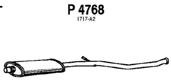FENNO vidurinis duslintuvas P4768
