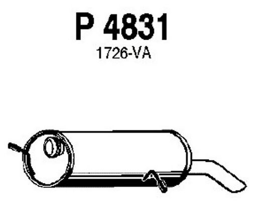 FENNO galinis duslintuvas P4831