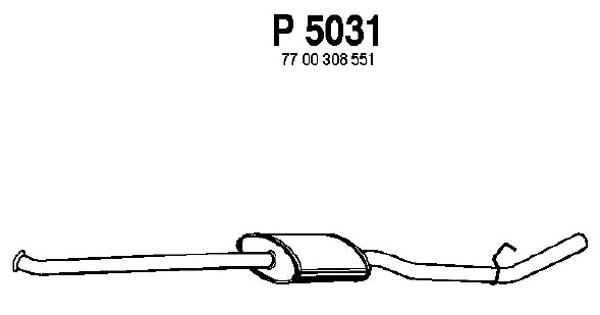 FENNO vidurinis duslintuvas P5031