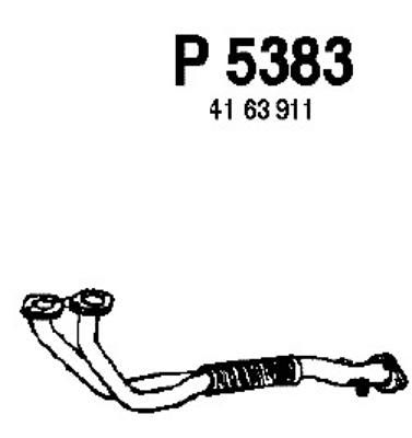 FENNO Труба выхлопного газа P5383